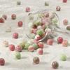 100pcs 8mm Pastoral Oil Painting Imitation Ceramic Glass Jade Crushed Beads for DIY Handmade Bracelets and Loose Beading
