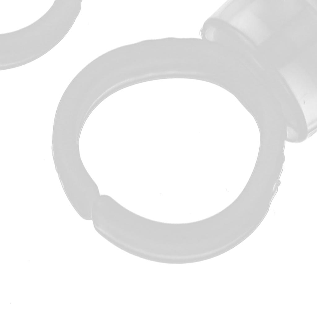 50pcs Disposable Tattoo Pigment Ring Cup Eyelash Glue Holder Cups Tattoo Accessories