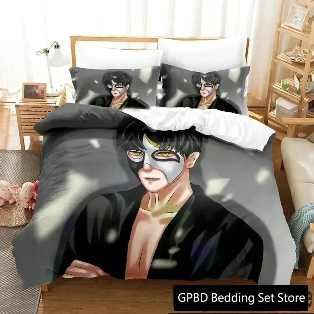 3D Print Anime Bj Alex Bedding Set Duvet Cover Bed Set Quilt Cover Pillowcase Comforter King Queen Size Boys Adult Bedding Set