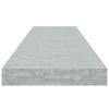 Vidaxl Półki Ścienne, 4 Szt., Szarość Betonu, 90X23,5X3,8 Cm, Mdf