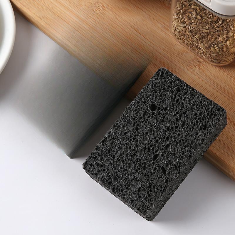 Natürlicher Holzzellstoff Baumwolle Spülschwamm, Verdickter Küchenreinigung Spülschwamm, Saugfähiger Holzzellstoffschwamm, Scheuerschwamm