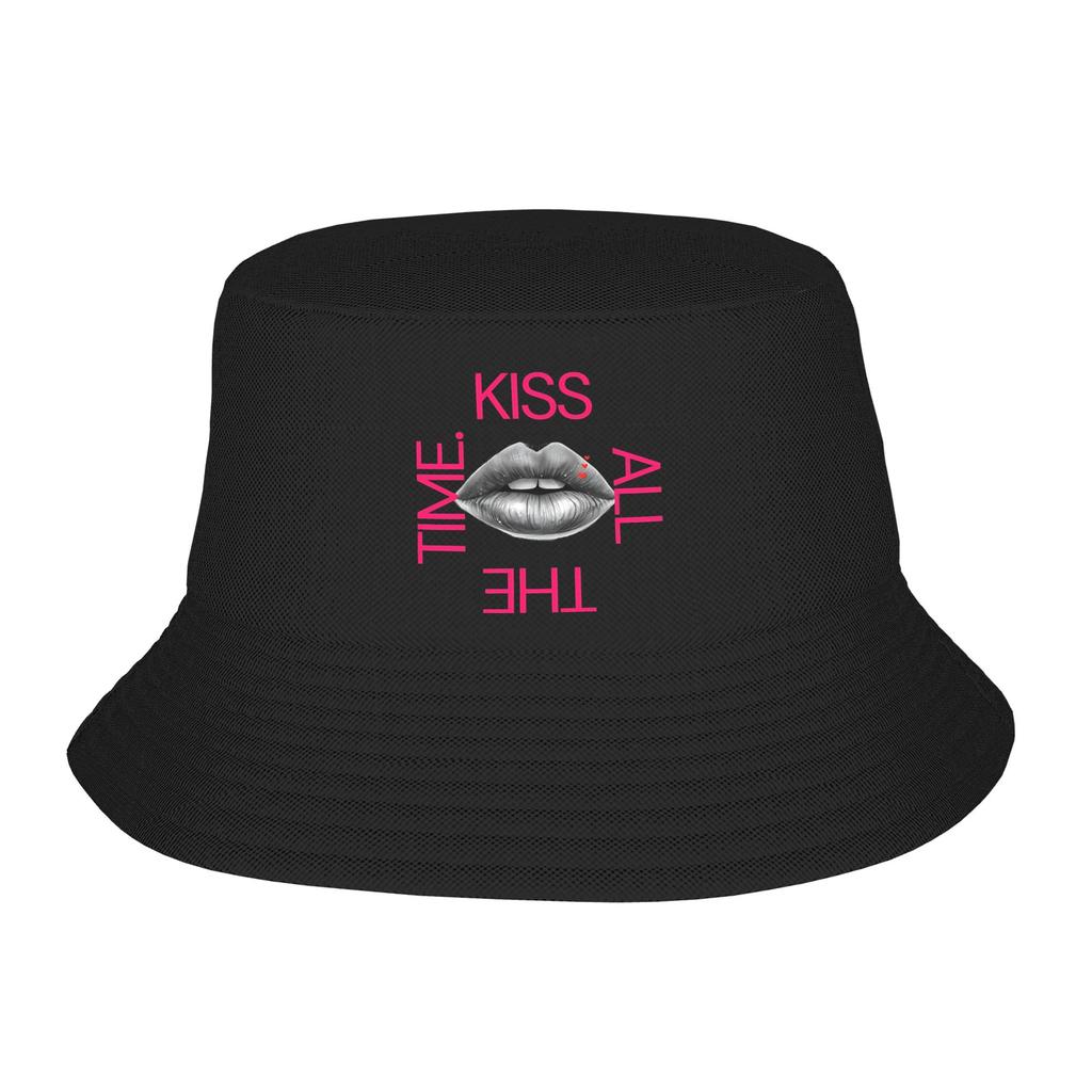 Unisex 2026 Latest H-Harry S-Styles Fan Kiss All The Time Bucket Hat Music Tour Album FisherUnisex Hats Vacation Caps Visor Hat