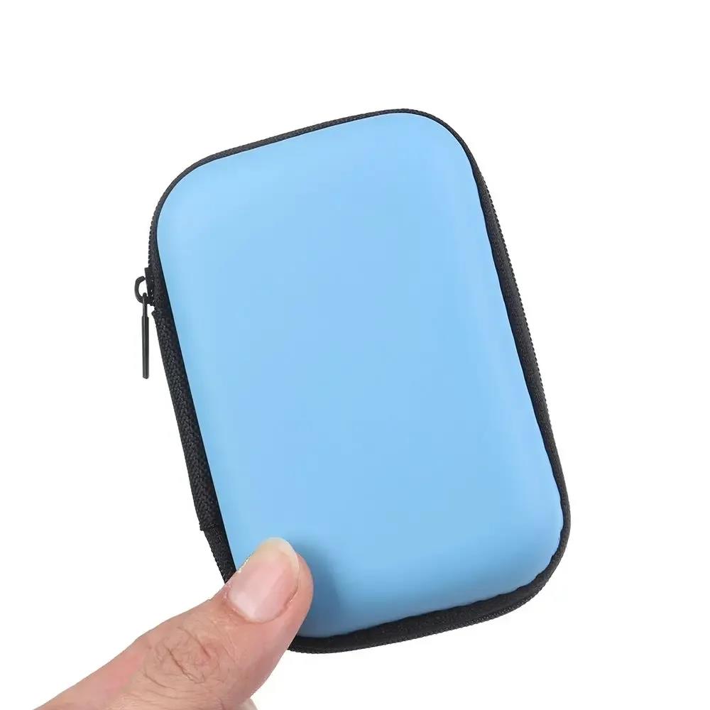 Practical Earbuds Memory Card Case USB Cable Organizer Storage Box Coin Purse Headphone Accessories