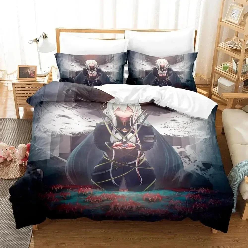 Cartoon 86-Eighty Six Comfortable Duvet Quilt Cover Pillowcase Bedding Set Children Bedroom Decoration Home Textile