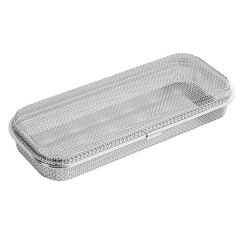 Stainless Steel Mesh Utensil Holder Kitchen Drying Rack Spoon Basket