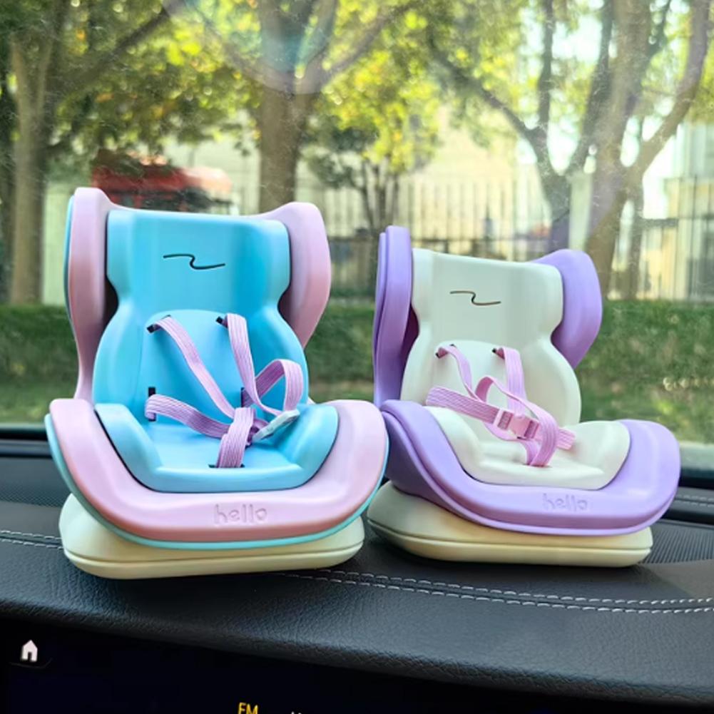 Car Doll Safety Seat For 17cm Labubu Cartoon Chair Model For Labubu Car Seat Outlet Decor For Labubu Doll Car Interior Styling
