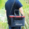 Fishing Large Fishing Black Bucket, Foldable, Compact, EVA, Portable, Capacity, Bucket, (50cm)