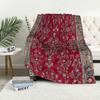 Bohemian Pattern Digital-printed Polyester Bedroom Velvet Flannel Cover Blanket Fleece Soft Sofa Cover Blankets for Beds