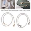 2pcs Transparent Bag Chain Acrylic Beads Purse Chain Bead Assortments Purse Strap  Crossbody Use