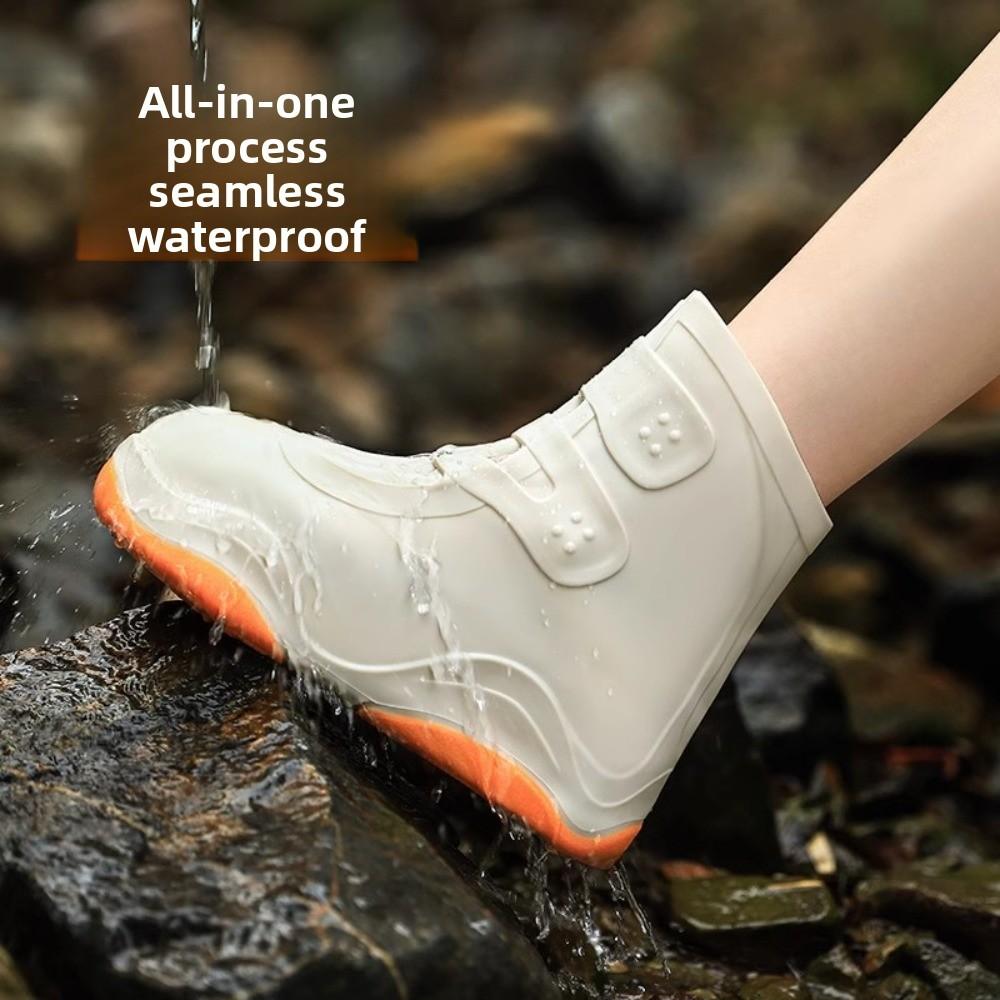 Rain Shoes Waterproof Shoe Covers,Silicone Rain Shoe Covers for External Wear,Anti Slip,Thickened and Wearresistant On Rainy Days