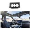 Carbon Fiber Armrest Box Water Cup Decoration Box Sticker Modified Parts Accessory For Ford Raptor F150