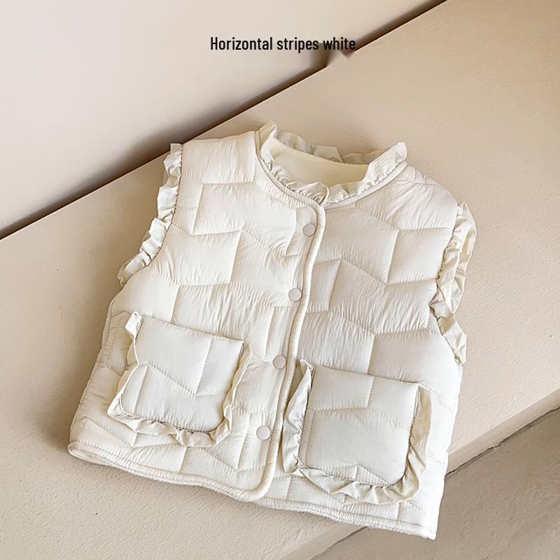 Kids' Warm Cotton-Padded Vest – Versatile Outerwear for Boys and Girls