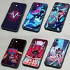 H-Hazbin Hotel V-Vox COOL  Phone Case For Samsung S22,S24,S20,S25,S23,S30,S21,Ultra,Plus,Fe,Lite 4G,5G Black Soft Cover