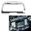 Y91A-5Pcs Chrome For NEW Motorcycle Inner Fairing Tri-Line Gauge Stereo Bezel Trims Panel For- Street Glide Tri Glide 2014