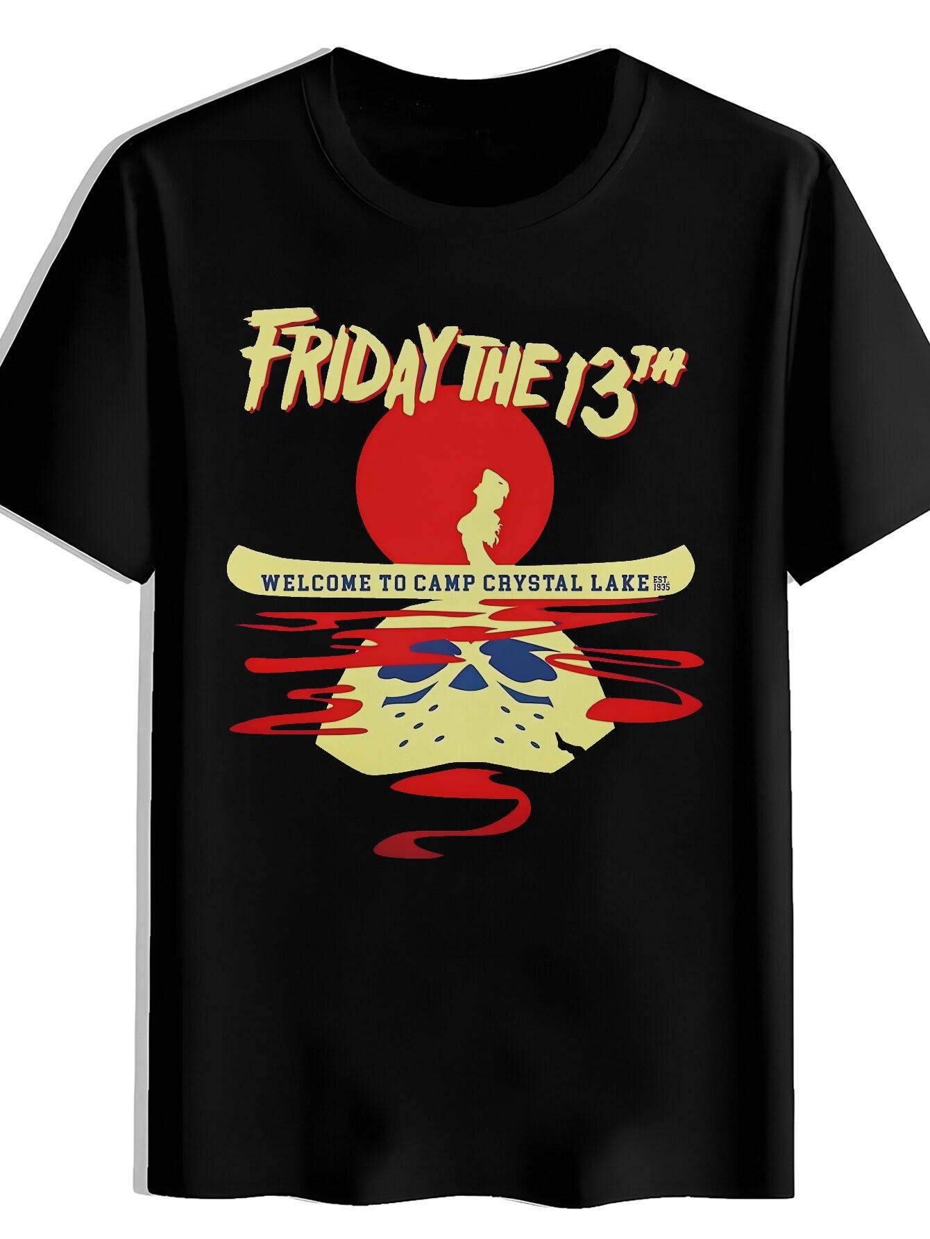 T-shirt One-Piece Fun and Artistic Pattern Print Short-Sleeve XXXL