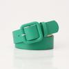 The New Simple and High-end Women's Square Buckle Candy-colored Versatile Decorative Belt Is Fashionable and Elegant for Women