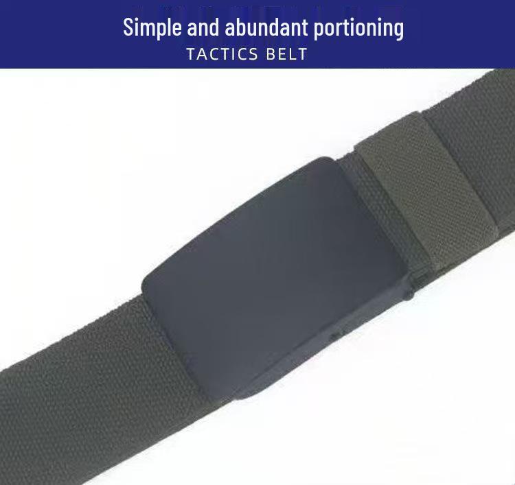 Men's Elastic Nylon Canvas Belt - Versatile, Fashionable, Outdoor Tactical Belt