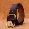 Genuine Leather Mens Belt With Two Layer Cowhide And Stylish Alloy Pin Buckle For Office Or Casual Outfits