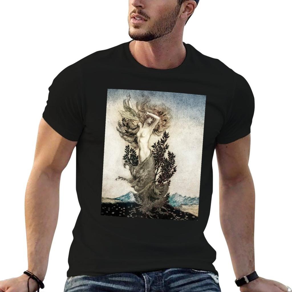 Daphne Mythology Victorian Reproduction TShirt Comfortable Basic Crew Neck Tee