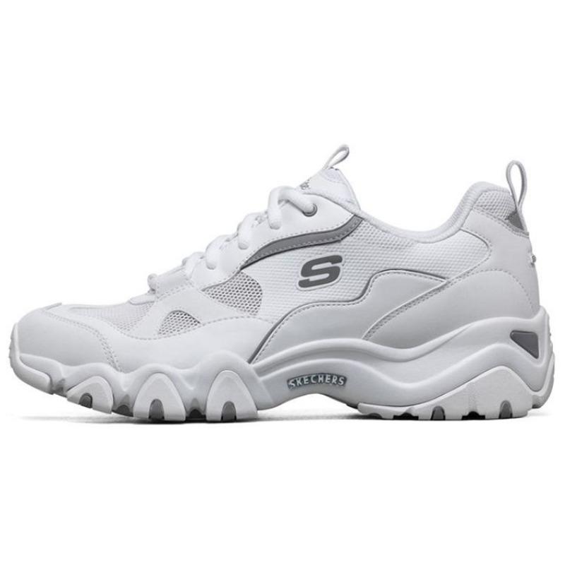 Skechers D LITES 2.0 Men Low Casual Shoes Pure White 888003-WHT 41