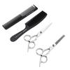 Haarschneidescheren-Set Edelstahl Haarschnitt Ausdünnscheren-Set mit Aufbewahrungsbox