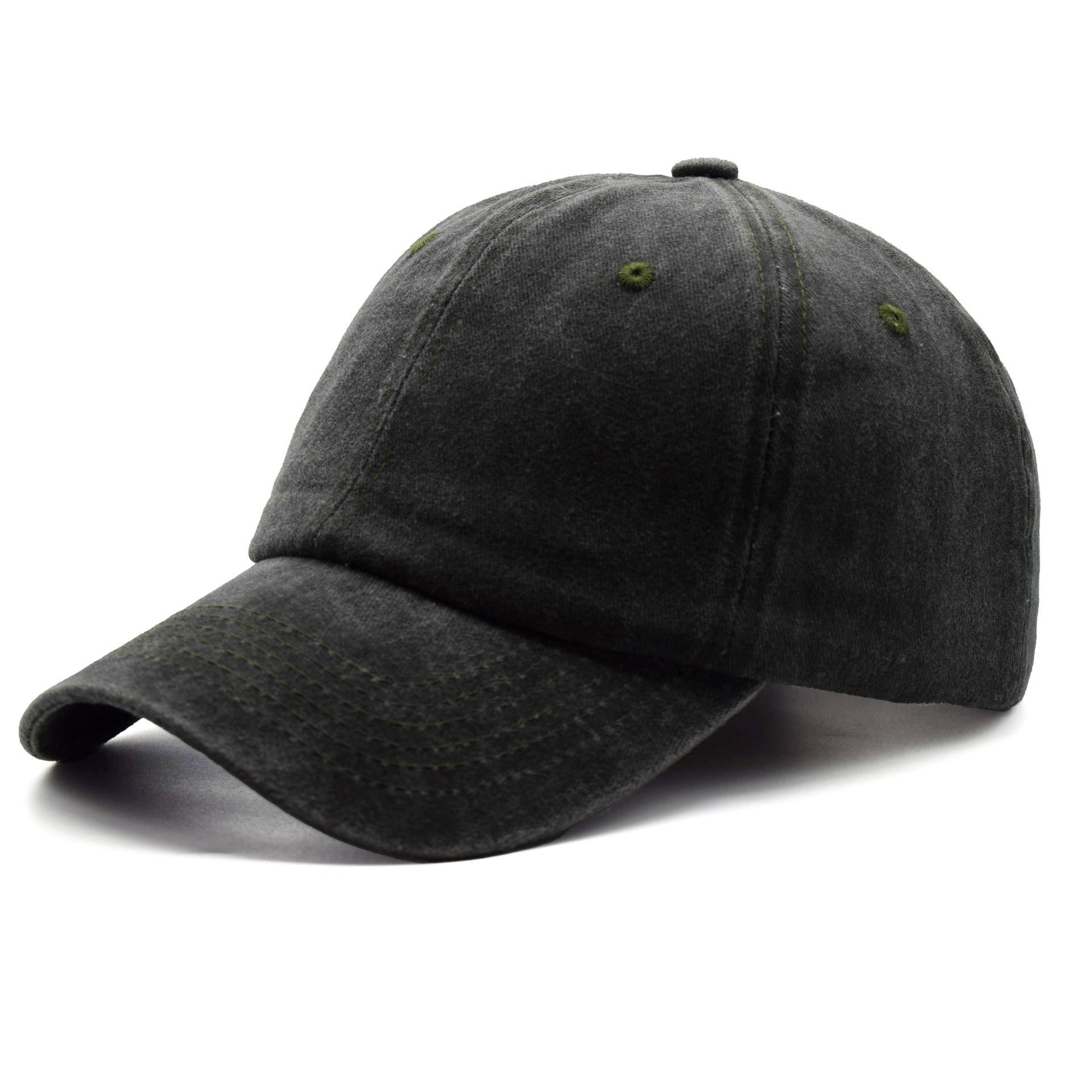 

Women s Vintage Denim Sun-Shading Baseball Cap Coated Washed European American Retro Duckbill Cap Solid Color Adjustable армія зелений колір