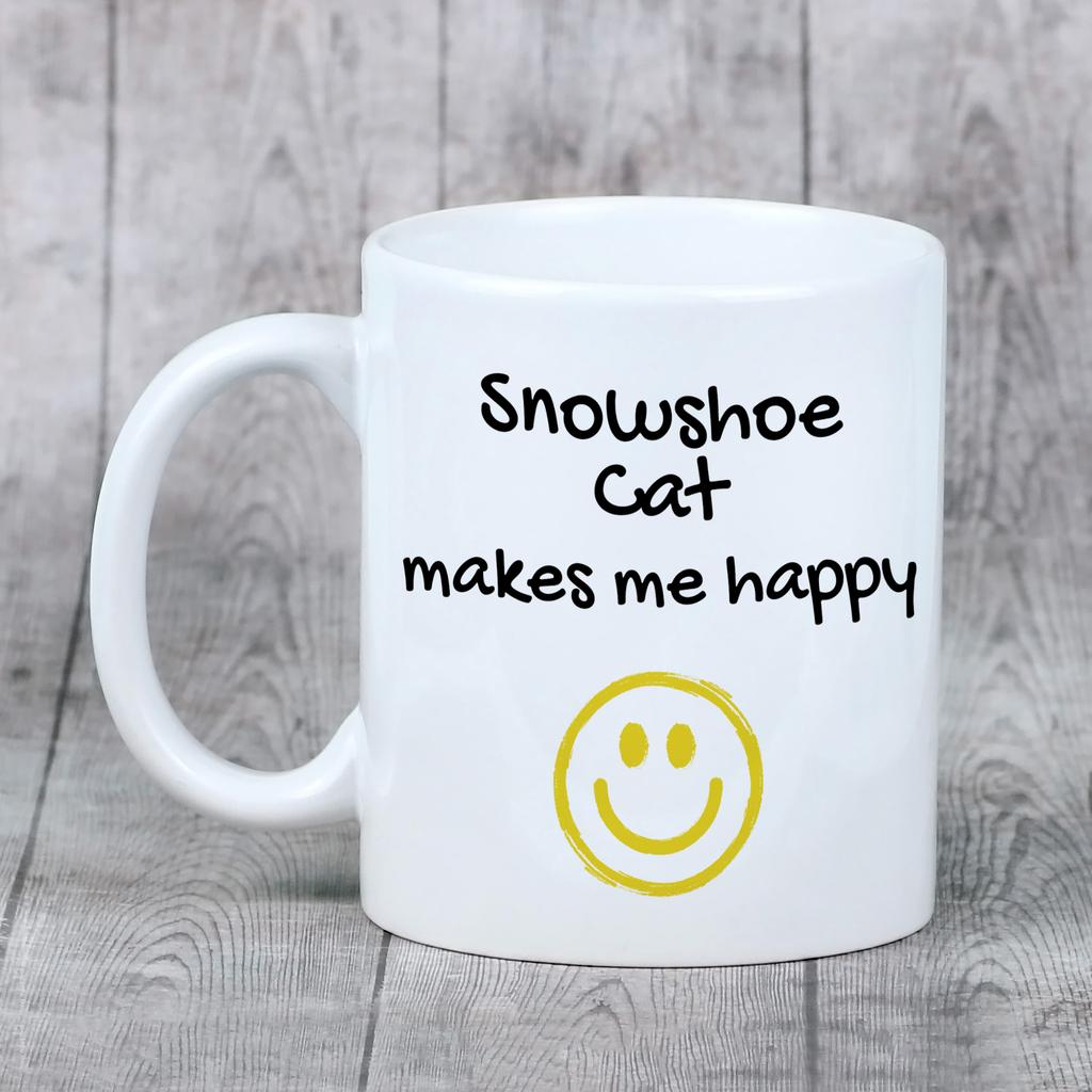 Snowshoe - cat mug, cheerful mug for a dog lover, personalized gift from the Art-Dog brand