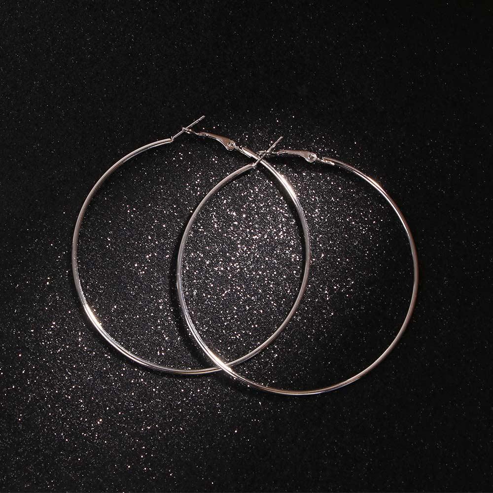 Korean Exaggerated Party Temperament Punk Personalized Hoop Earrings Ear Studs Jewelry Fashion