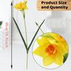 48cm White Artificial Narcissus Flower Bouquet for Home Garden Room Desktop Fake Flower Decoration Wedding Party Decortions