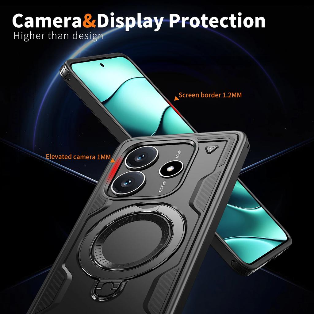 Protection Case for Xiaomi Redmi Note 14 Pro Plus 5G Note14 Note13 13 14pro Note 13 Pro+ Phone Bag Shockproof Kickstand Cover