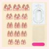 Almond Shape Rhinestone Wearable Nails - Fresh Spring Style, 30 Pieces Set