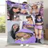 Korean Idol L-Lisa Rockstar Solo Kiss Me Flannel Blanket,Cozy Warm Throw Blanket for Bed,Sofa,Living Room,Camping,Home Decor