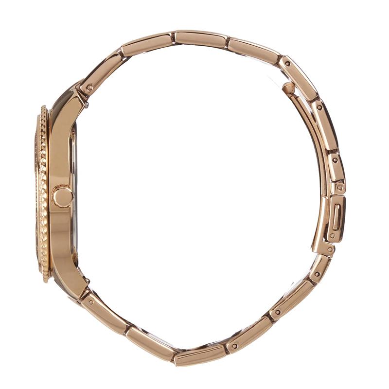 FOSSIL Stella Collection Wrist Watch Quartz Movement Stainless Steel Strap Tan Watch Dial Women's Watch 50m Waterproof ES5109