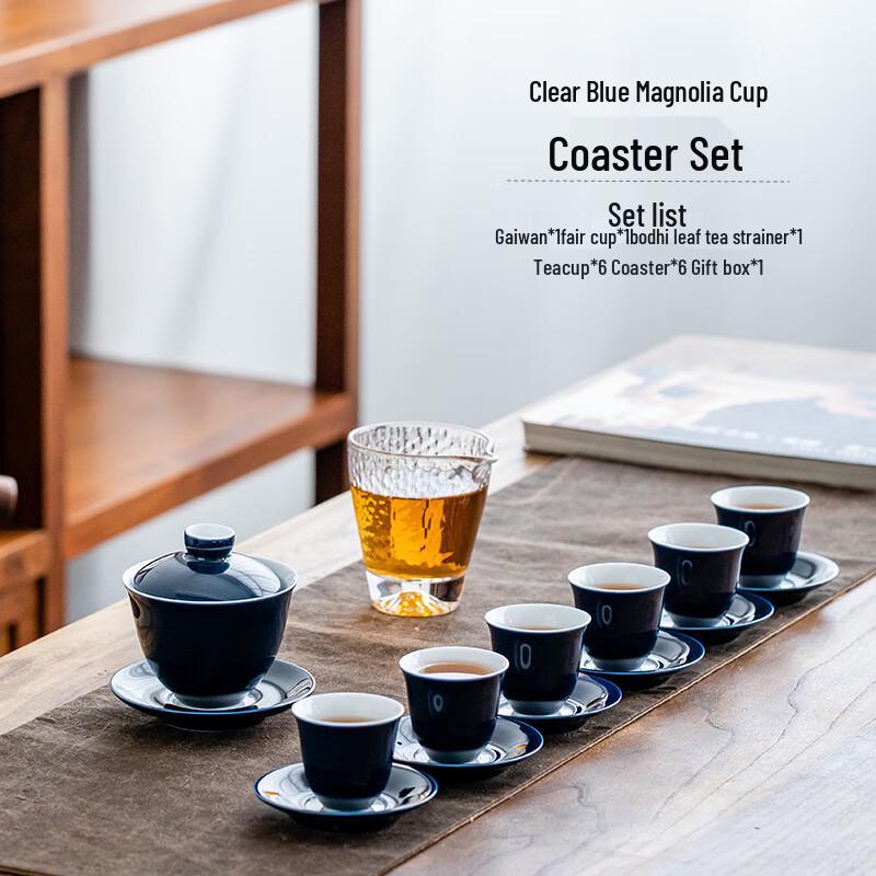 Dehua Ceramic Gaiwan Tea Set