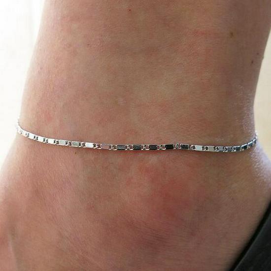 European & American Fashion Simple Chain Anklet: Versatile, Fresh, and Popular Design