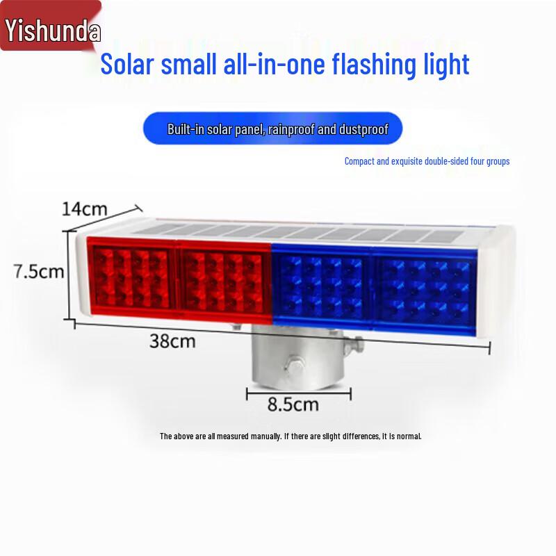 Yishunda Solar LED Flashing Warning Light