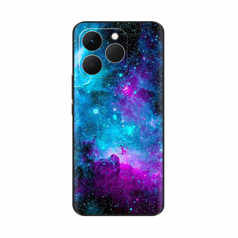 For Realme 15T 5G Case Soft Silicone Bumper Cartoon Flower Skull Painting Back Cover For Oppo Realme 15T 15 T Phone Cases Funda