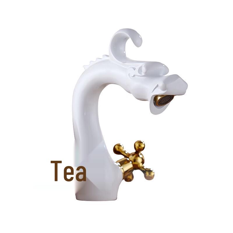 Platinum Low Profile Bathroom Basin Mixer Faucet