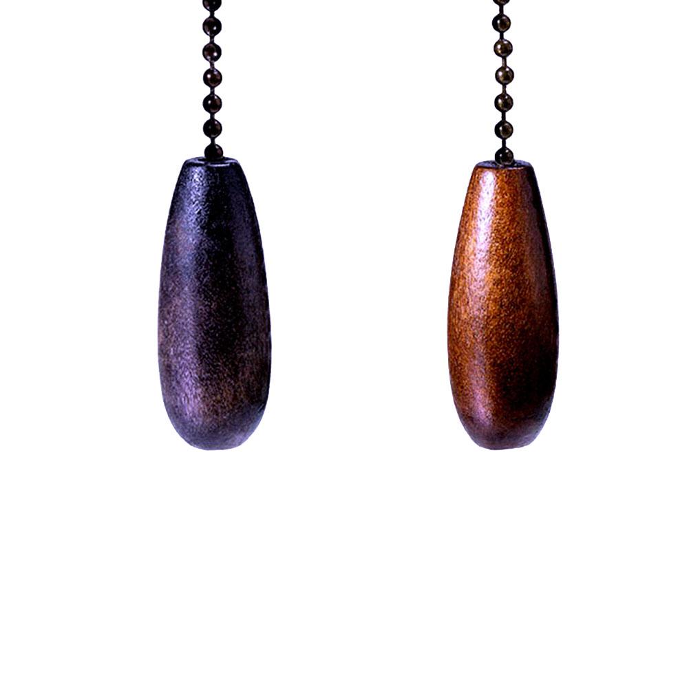 Wood Chain Cord Handle Pull Chain Chain Length 35cm