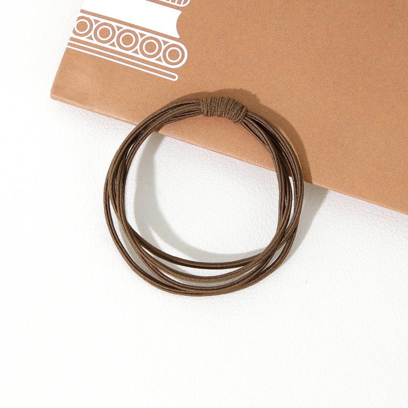 4-in-1 High Elastic Knotted Women's Hair Ties and Bands for Ponytails