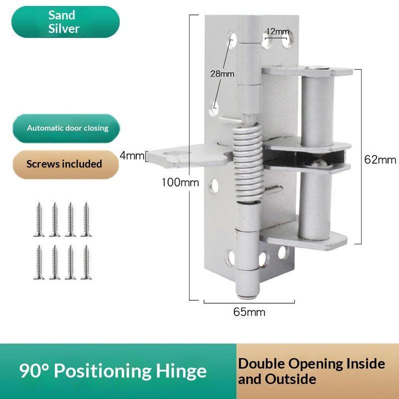 New 3 In 1 Heavy Duty Automatic Door Closer,Spring Hinges,90 Degree Positioning Door Stopper For Commercial/Residential Doors
