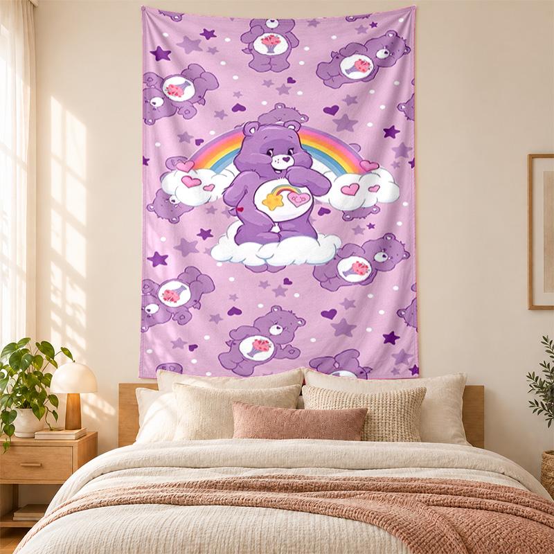 Care bear Tapestry highquality for decorating living room bedroom dorm walls ideal as bedroom wallart orholiday gift
