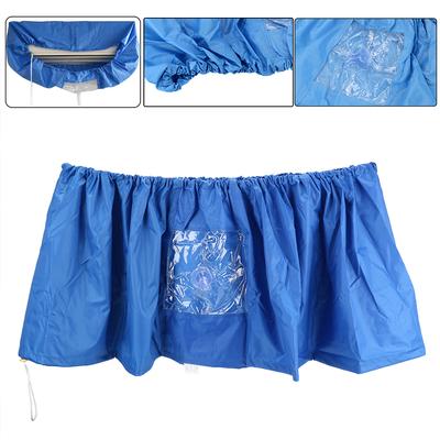 Air Conditioner Cleaning Clean Tool Washable Protective Dust Cover Air Conditioning Covers For 1-3P With Outlet Pipe Wall Mounted Tightening Belt