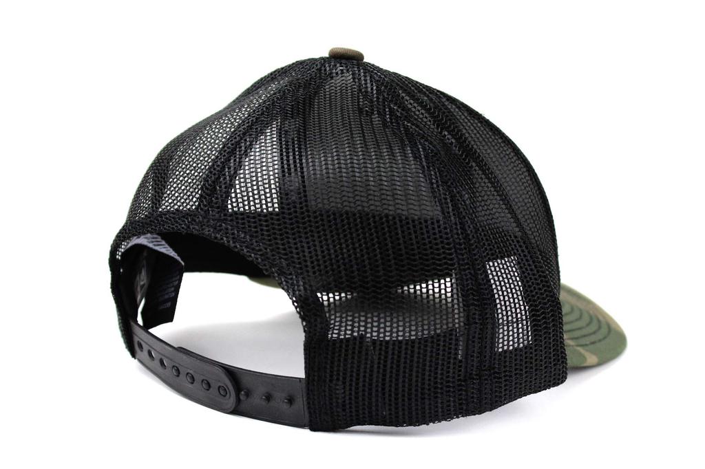 New Era Trucker Cap Low Profile Snapback CAMO/BLACK