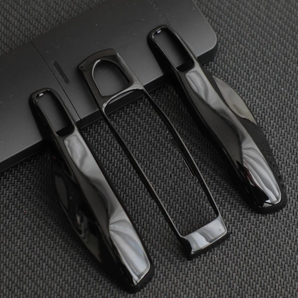 Auto Smart Remote Key Case Fob Covers Set Shell voor Porsche Panamera Spyder Carrera Macan Boxster Cayman Cayenne 911 970 981 991