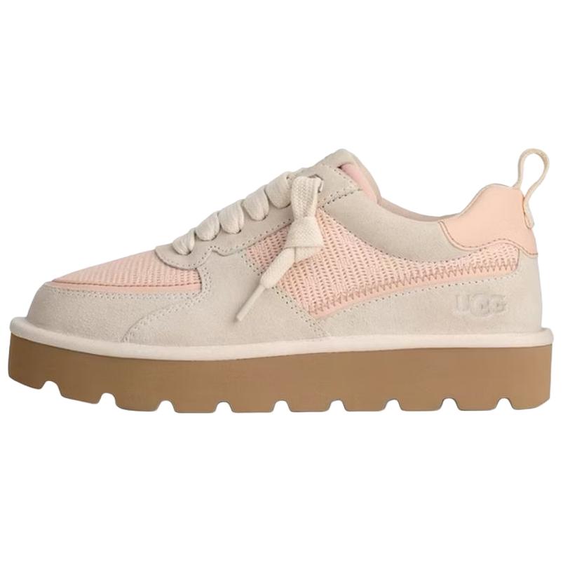 

UGG Корова Хайленд Разделенная кожа Универсальные Удобные Низкие Повседневные Кроссовки Женские Кроссовки Жасмин-Белый 1178872-JNP 37