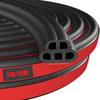 Soundproofing Car Weather Stripping 5M Hood Sealing Strip Durable Car Door Seal  Automobiles