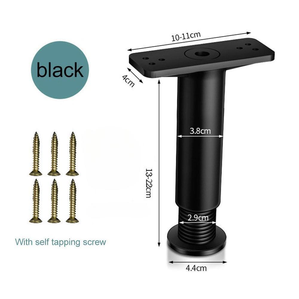 

Регулируемый телескопический кронштейн для увеличения мебели, фиксатор опоры балки кровати 13-22cm