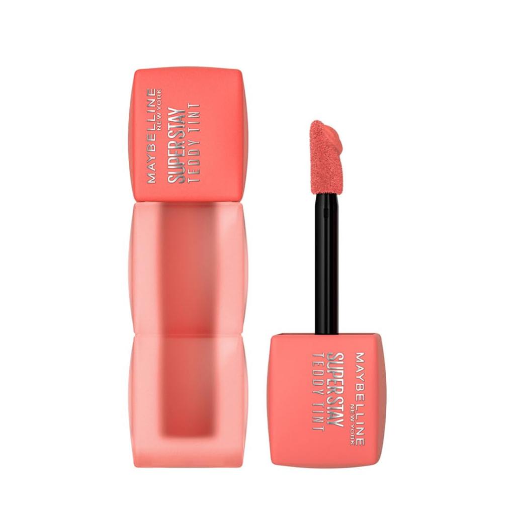 Maybelline New York Super Stay Teddy Tint Lip And Cheek Color Baby Tee 5ml Long Lasting Matte Buildable Flush