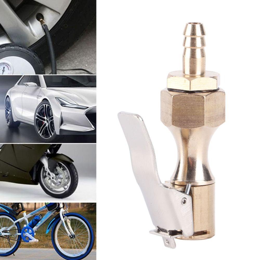 Copper Tire Inflator Adapter 6.5mm Tail Plug Locking Chuck Adapter  Tire Technicians